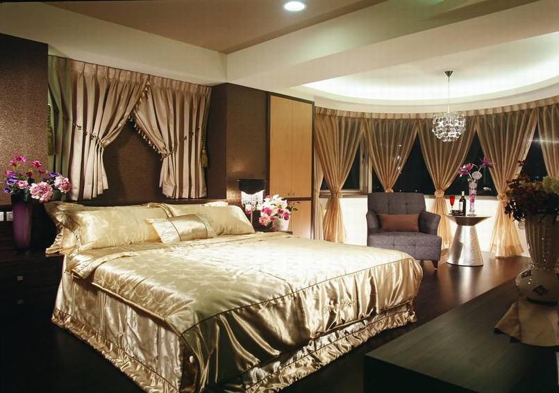 古典现代设计卧室装饰图