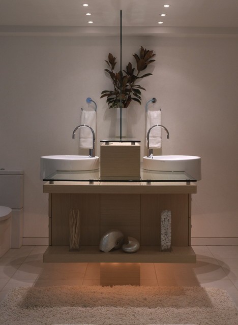 时尚现代卫生间洗手台效果图
