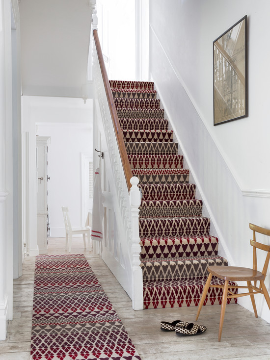 简洁北欧楼梯地毯装饰设计