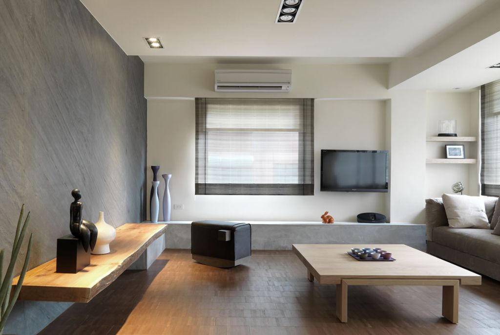 淡雅简洁日式客厅设计