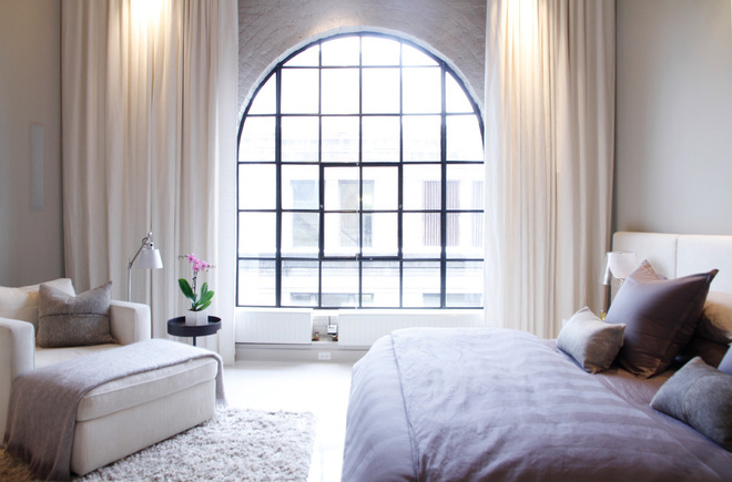 大气欧式客厅 浪漫拱形窗户设计