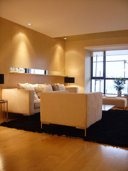 暖色调宜家风客厅 布艺沙发设计