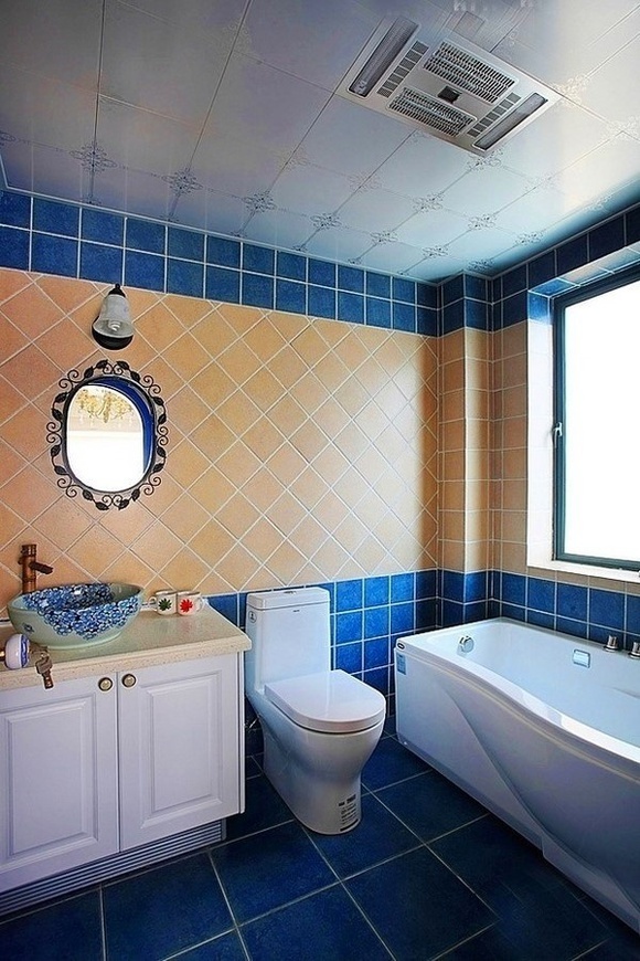 经典美式地中海风情卫浴间设计
