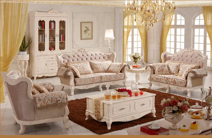 高贵法式新古典客厅沙发效果图