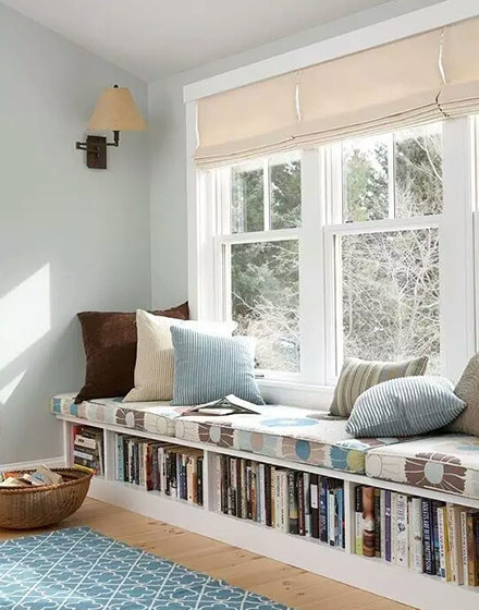 自然舒适北欧风飘窗设计 打造看风景最佳角