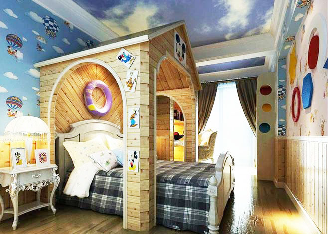 童话式公主梦 欧式儿童房设计案例