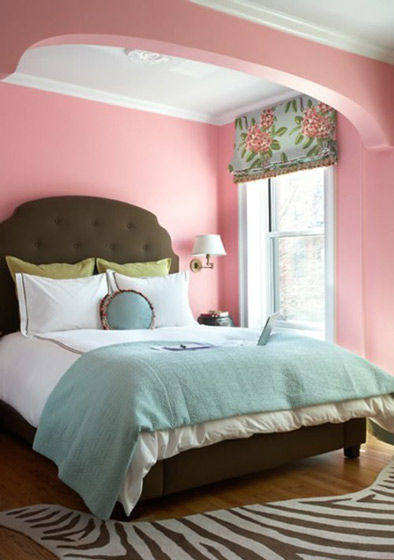 甜美浪漫欧式卧室 床头软包效果图