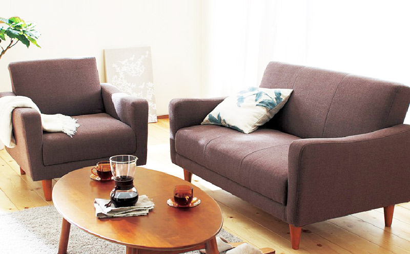 简约宜家风双人沙发设计 打造舒适客厅