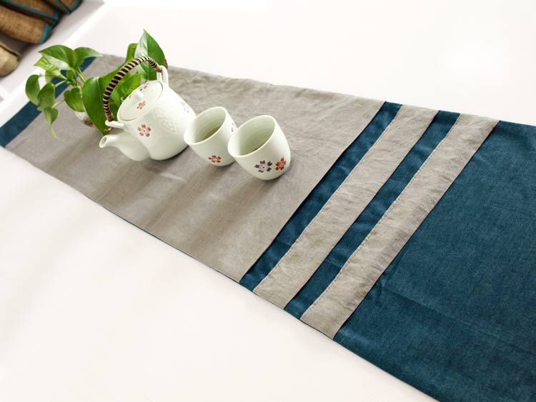 麻布桌旗设计 打造中式雅韵气质