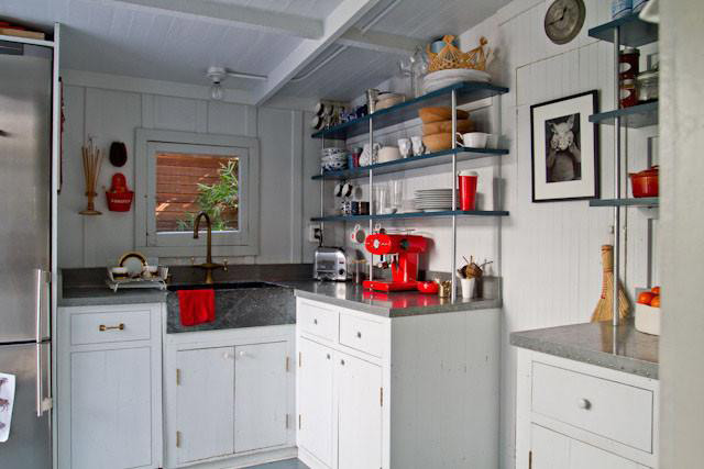 纯净简洁北欧风 收纳型小厨房效果图