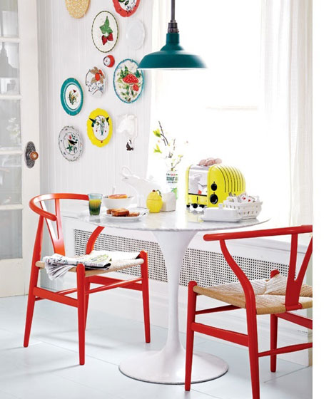 大红色餐椅设计 打造活力餐厅最佳利器