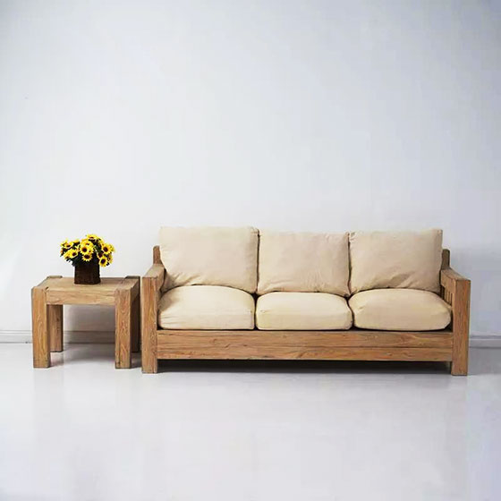 新中式客厅木质沙发效果图 打造雅致家居必备单品