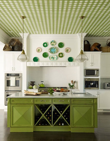 森系清新北欧风 抹绿色厨房设计