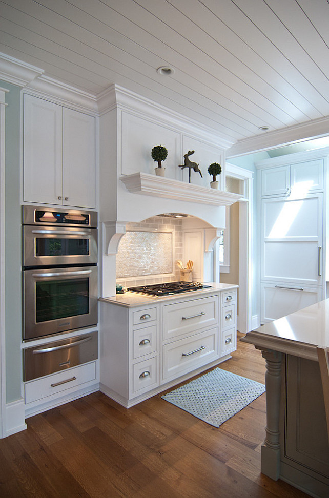 清新简洁北欧风厨房 白色橱柜设计