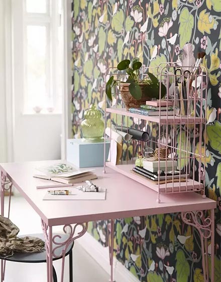 甜美简欧田园风 可爱粉色书桌设计