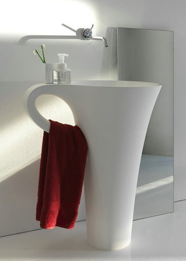 创意北欧风杯子洗手台设计