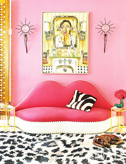 给家居添色彩 5款浪漫红色沙发效果图