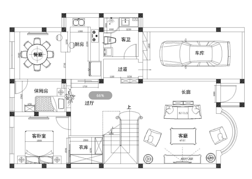 200㎡ 领略不一样的美式之流金岁月——新西湖花园