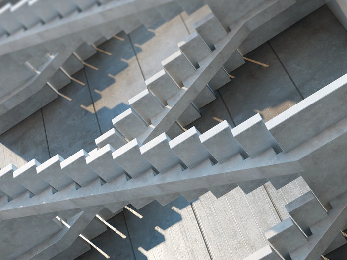 混凝土浇筑楼梯的优点   混凝土浇筑的保养操作